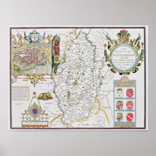 Poster Le comte de Nottingham, gravé par Jodocus (Devant)