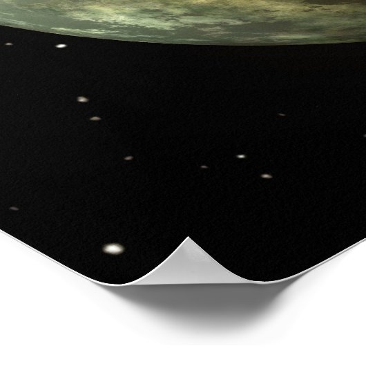 Poster Le concept artistique d'un corps céleste (Coin)