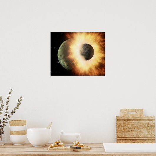 Poster Le concept artistique d'un corps céleste (Cuisine)