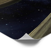 Poster Le concept de l'artiste montrant un morceau de mat (Coin)