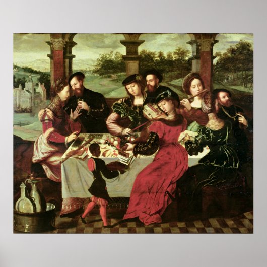 Poster Le concert après le repas (Devant)