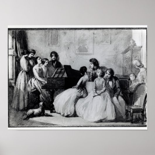 Poster Le Concert De La Salle De Dessin (Devant)
