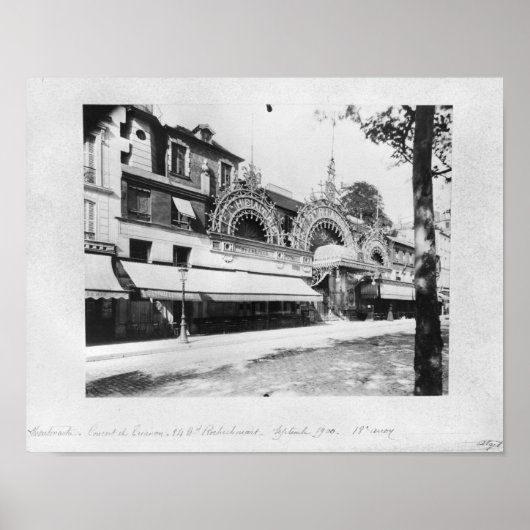 Poster Le Concert de Trianon à Paris (Devant)