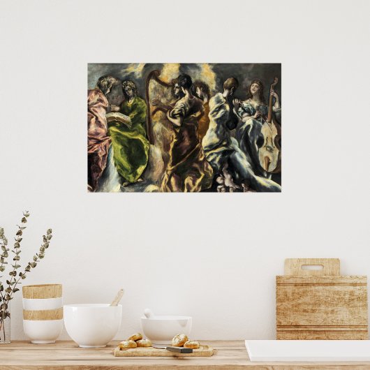 Poster Le Concert des Anges | El Greco | (Cuisine)