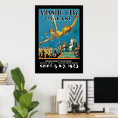Poster Le concours de la ville d'Atlantique (Bureau à domicile)