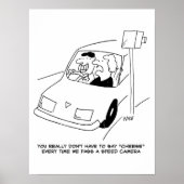 Poster Le conducteur dit du fromage en passant une caméra (Devant)