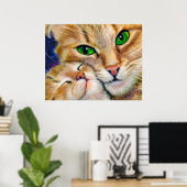 Poster Le confort tacite de l'amour (Bureau à domicile)