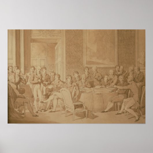 Poster Le Congrès de Vienne, 1815 (Devant)