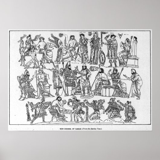 Poster Le Conseil de guerre de Darius (Devant)