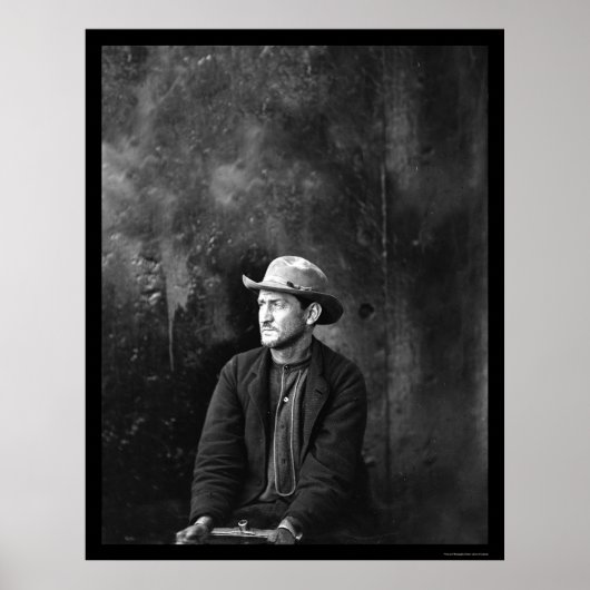 Poster Le conspirateur de Lincoln Edward Spangler 1865 (Devant)