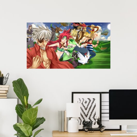 Poster Le conte d'Aeria (Bureau à domicile)