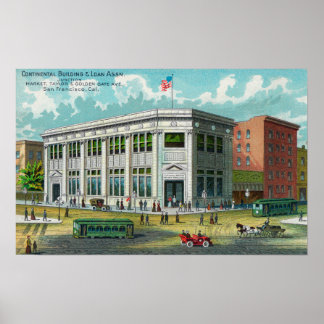 Poster Le Continental Bldg et le Prêt Assn.