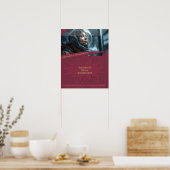 Poster Le contrôle de soi est votre superpuissance (Cuisine)