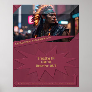 Poster Le contrôle de soi est votre superpuissance