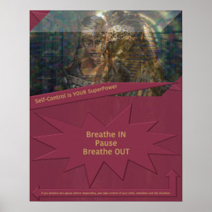 Poster Le contrôle de soi est votre superpuissance