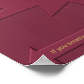 Poster Le contrôle de soi est votre superpuissance (Coin)