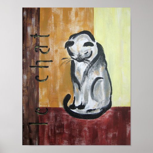 Poster Le Conversation 11x 14 Imprimer (Devant)