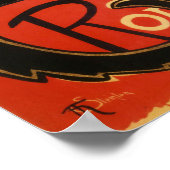 Poster Le Conversation Noir (Coin)