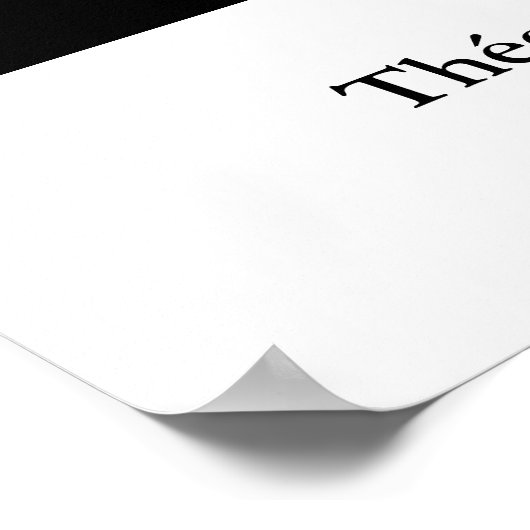 Poster Le Conversation Noir de Steinlen (Coin)