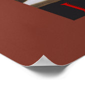 Poster Le Conversation Noir Laverie (Coin)