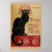 Poster Le Conversation Noir - Le chat noir (Devant)