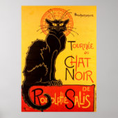 Poster Le Conversation Noir Le Chat Noir Art Nouveau Vint (Devant)