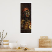 Poster Le Cook (huile sur panneau) (Cuisine)