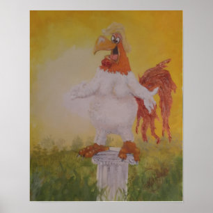 Poster "Le Coq qui pensait qu'il faisait lever le soleil"
