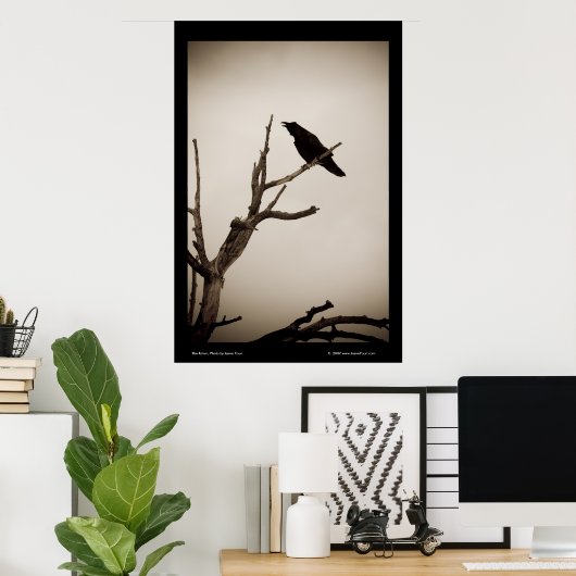 Poster Le Corbeau (Bureau à domicile)