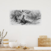 Poster Le Corbeau et le Renard (Cuisine)