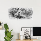 Poster Le Corbeau et le Renard (Bureau à domicile)