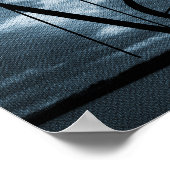 Poster Le Corbeau - Jamais plus Poutres de Soleil & Bleu  (Coin)