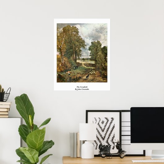 Poster Le Cornfield Par John Constable (Bureau à domicile)