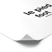 Poster Le corps the body French English Educational (Coin)