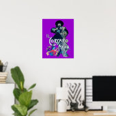 Poster LE CORSAIRE NOIR violet (Bureau à domicile)