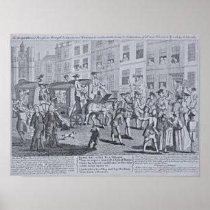 Poster Le cortège britannique de patriotes