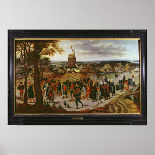 Poster Le cortège de mariage