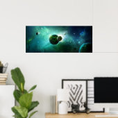 Poster Le Cosmos (Bureau à domicile)