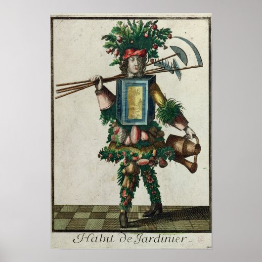 Poster Le costume du jardinier (Devant)