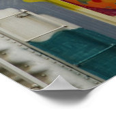 Poster Le Côté Abstrait. (Coin)