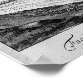 Poster Le côté sud du château d'Édimbourg (Coin)