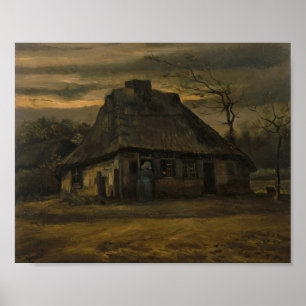 Poster Le Cottage, Van Gogh Art