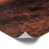 Poster Le coucher de soleil d'Albert Bierstadt dans la va (Coin)