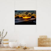 Poster Le coucher de soleil de la Push (Cuisine)