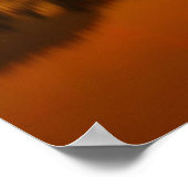 Poster Le coucher de soleil de Lake Bled | Beauté naturel (Coin)