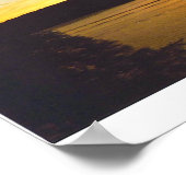 Poster Le coucher du soleil du lac Wallenpaupack (Coin)