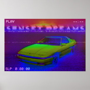 Poster Le coucher du soleil rêve VHS