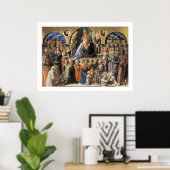 Poster Le couronnement de la Vierge (Bureau à domicile)