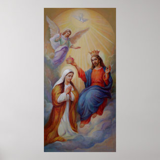 Poster Le Couronnement De La Vierge Marie