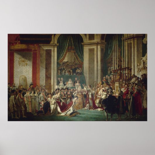Poster Le couronnement de Napoléon, 1807 (Devant)